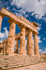 Obraz premium Greek temple in Selinunte