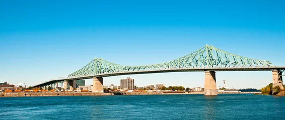 Fotobehang Pont Jacques Cartier, Montréal, Canada. © David Alary