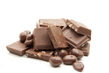 Schokoladen Stücke
