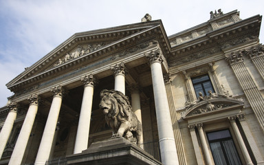 Fototapeta na wymiar Brussels Stock Exchange