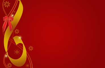 Christmas, Weihnachten, Band, schleife, rot