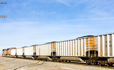 Fototapeta premium freight train, Colorado, USA