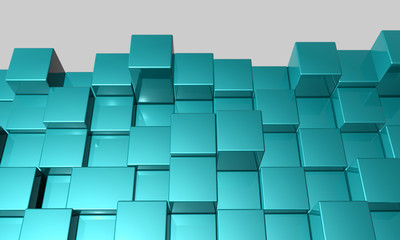 3d cubes background