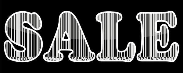 Sale barcode sticker