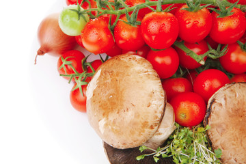vegetables ready for salad