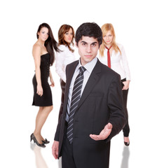 Business team isolated