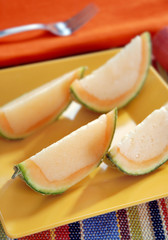 Gelatinas en forma de melón