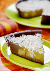 Pay de piña y coco