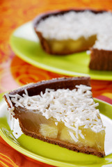Pay de piña y coco