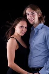 Cute european couple