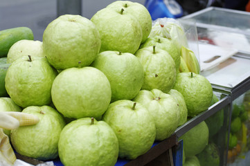 fresh guava in whellbarrow