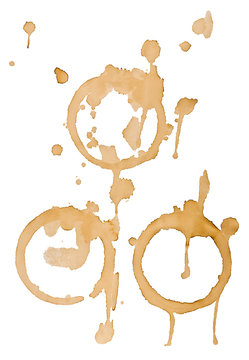 Coffee cup stains