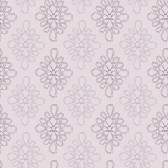 Deurstickers Seamless Victorian Style wallpaper background © Theohrm