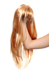 Fototapeta premium Blond wig