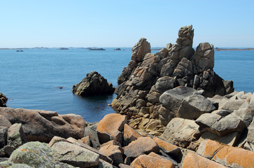 St. Agnes and Western Rocks, Isles of Scilly, Cornwall UK.