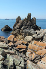 Fototapeta na wymiar St. Agnes and Western Rocks, Isles of Scilly, Cornwall UK.