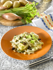 caponata de cèleri et pomme de terre