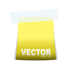 label tag icon yellow