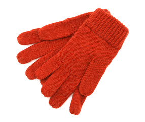 Orange gloves