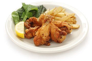 fried chicken plate