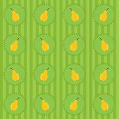 background with pears