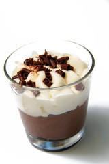 Verrine chocolat praliné