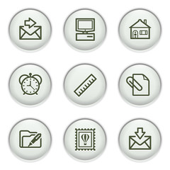 Gray icon with button 27