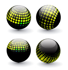 halftone icon design