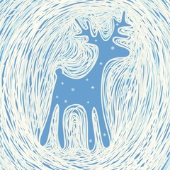 Merry Christmas and New Year’s background