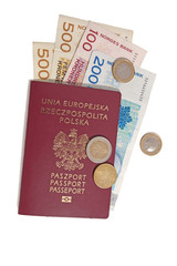 Passport and money