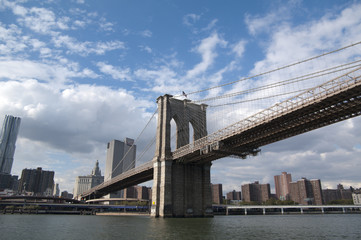 Obraz premium pont et fleuve