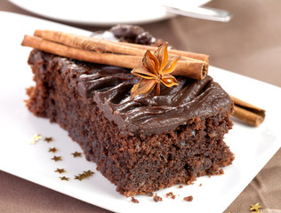 weihnachtlicher Schokokuchen
