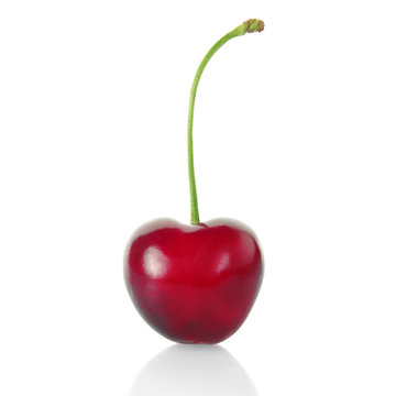 cherry with clipping path