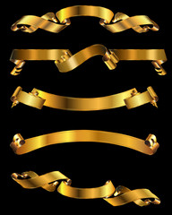 Shiny Gold Banners