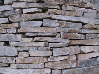pared de piedra seca