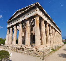The temple of Hephaestus, Athena, Greece