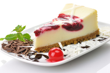 slice of cheesecake