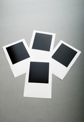 Designer concept - blank photo frames for your photos