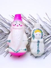 Russian Christmas characters Father Frost and Snow Maiden