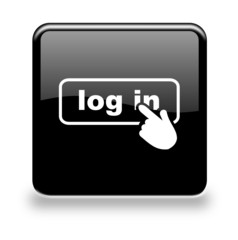 Button login schwarz