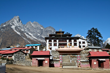 Tengboche - Monastère bouddhiste tibétain à Khumbu