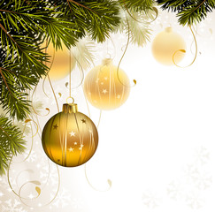 light Christmas background