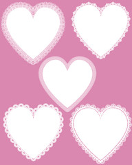 sweet heart lace set