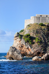 Fototapeta na wymiar Fort Lovrijenac In Dubrovnik