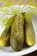 Pickled cucumbers