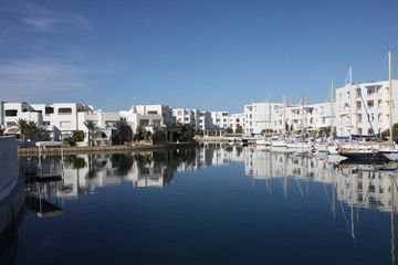 Fototapeta na wymiar Marina Hammamet