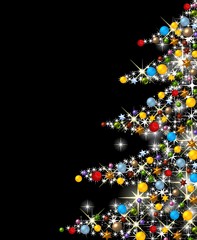 funkelnder weihnachtsbaum