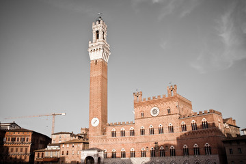 Obraz premium Siena historic architecture