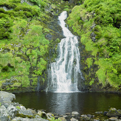 Naklejka na ściany i meble Assarancagh Waterfall, County Donegal, Ireland