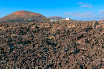 Typical Lanzarote landscape